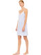 Pink Label Summer Women's Nightdress Ice Blue