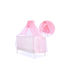 Bobono Bobono Baby Moskitonetz für Kinderbett aus Rosa Tüll 470x160cm