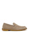 Wildleder Herren Mokassins in Beige Farbe