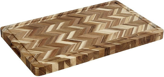 Espiel Zig Zag Wooden Serving Platter 44x30x3.5cm