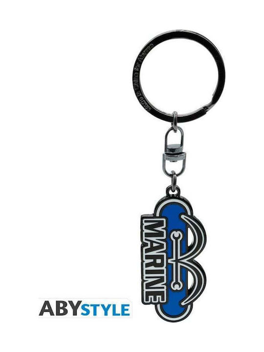One Piece Marine Keychains X4 Fan Shop Merchandise