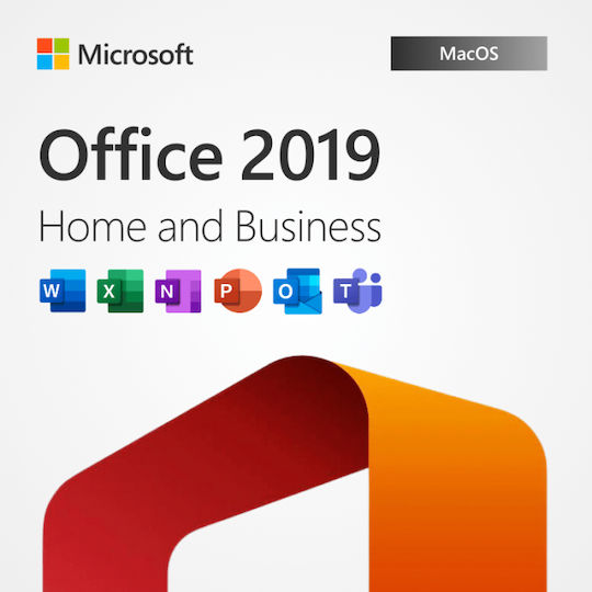 Microsoft Office Home & Business 2019 English compatible with Mac in Electronic license for 1 User