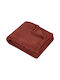 S-f Columbia Σετ Κουβέρτα Fleece Καναπέ 130x160εκ. Roux