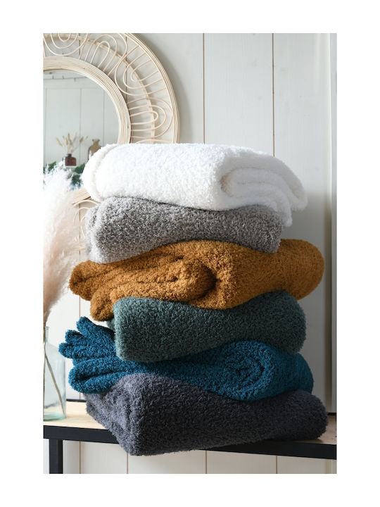 S-f Montreal Blanket Fleece Couch 130x160cm Jade