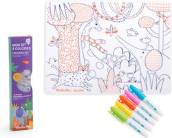 Colouring Mat Zoo