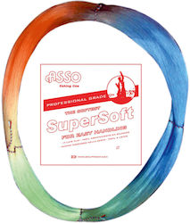 Asso Super Soft Kilometer Fishing Line 0.35mm 7kg Multicolor