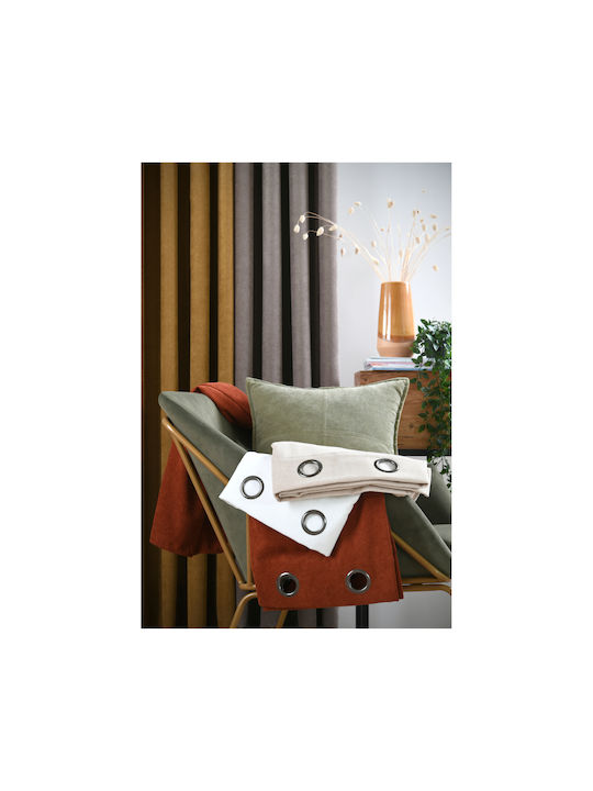 Vorhang mit Grommets Dandy Braune 140x260cm