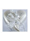 Heart Tail Silver White 0520038 Decor