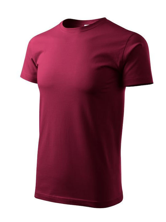 Malfini Men's Short Sleeve Promotional T-Shirt Burgundy