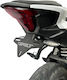 Αναδιπλούμενη Βάση Πινακίδας Cf Moto 300ss / 300sr 2023-2025 (με Κουμπί)