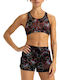 Everyday Flow Γυναικείο Αθλητικό Μπουστάκι Anthracite, Athletic Hibiscus