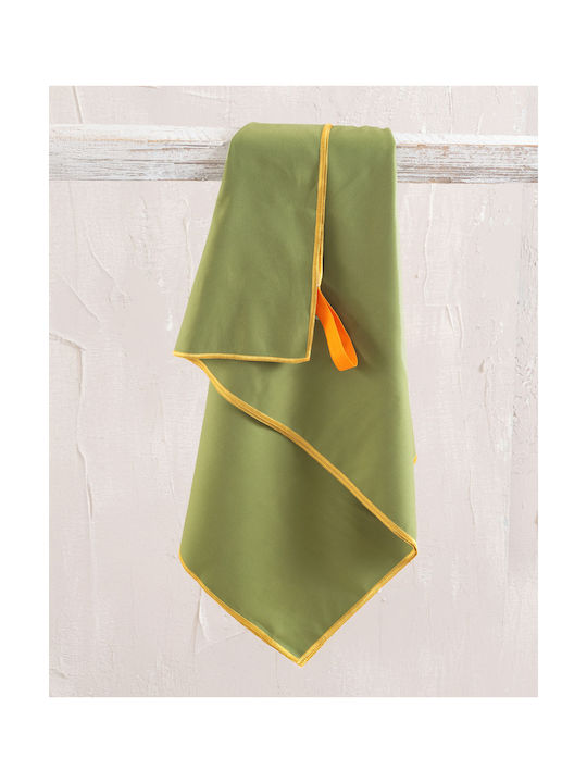 Rythmos Urban Microfiber Green Gym Towel 50x90cm