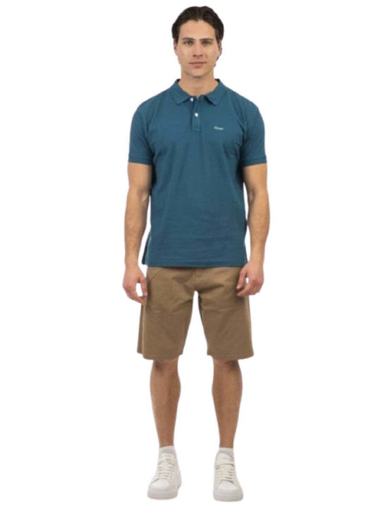 Rebase Polo T-shirt Ocean Depth