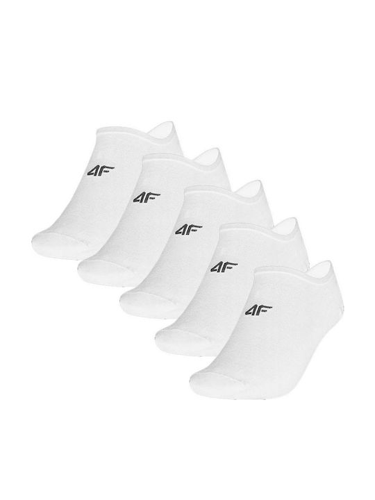 4F Sportsocken Weiß 5 Paare