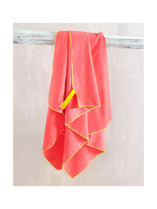Rythmos Urban Microfiber Pink Gym Towel 50x90cm