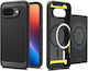 Spigen Rugged Armor (MagFit) Umschlag Rückseite Silikon 2mm Schwarz (Google Pixel 9a)