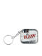 Raw Keychain Miniature Tray Metal Keychain Silver 4.5x3.5cm