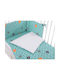 Bobono Set Kinderbettbezug Mint 90x120cm