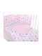 Bobono Παιδική Παπλωματοθήκη Gray, Pink 90x120εκ.