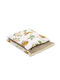 Bobono Decke Wickeltücher für Kinderzimmer Baumwolle Beige 75x90cm