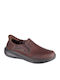 Men's Leather Moccasins Brown Relaxed Fit