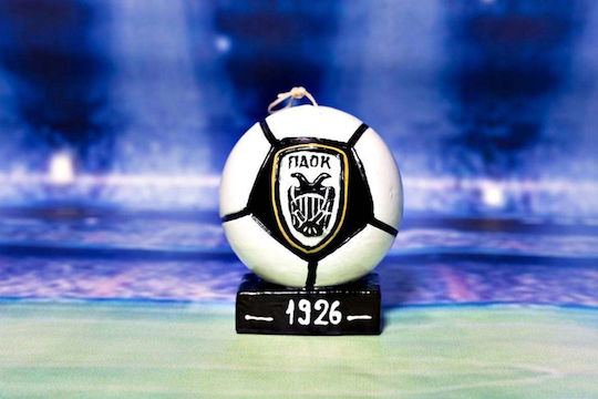 Κερί Παοκ Μπάλα Sm Βάση 9*6*10