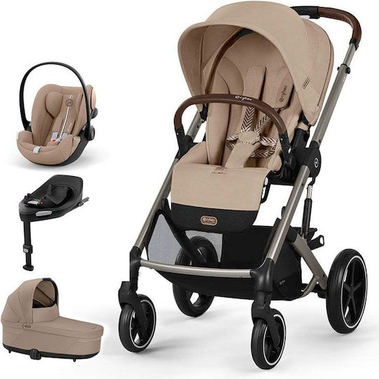 In Cybex Balios S Kinderwagen Cybex Balios S Lux Stroller, Moon Black