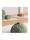 Vibes Pouf Green Blue Stripes