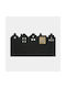 Wall Hanger City Black Gold Mirror 30 x 60 x 4 cm