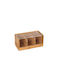 Tea Storage Box 3 Compartments 22x13x10 Espiel Xyx108 22x13x10 Bamboo