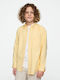 Kids Shirt Long Sleeve pale banana yellow Oxford