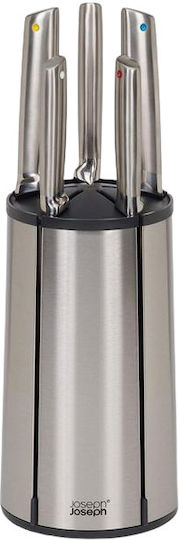 Joseph Joseph Elevate Messer Set mit Sockel aus Rostfreiem Stahl 35.7cm 5 Stück