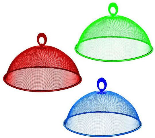 Metal Food Cover Mesh Ø28cm Homie 116327 Red