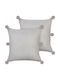 Set 2 Baumwoll-Zierkissen Grau Ocotea 45 X 45 Cm Lumarko
