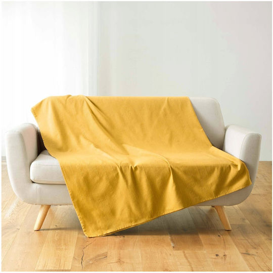 Douceur d'Intérieur Ημίδιπλη 180x220εκ. Κίτρινη