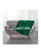 Douceur d'Intérieur Κουβέρτα Fleece Καναπέ 125x150εκ. Πράσινη