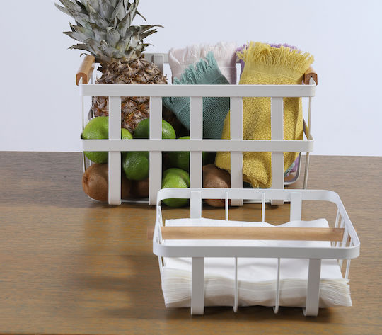 Καλάθι Nef-nef Homeware Sezen White 31x26x16.5 Καλάθι Nef-nef Homeware Sezen White 31x26x16.5