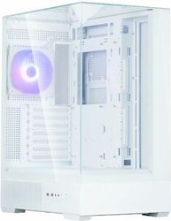 Zalman P40 Prism Gaming Midi Tower Computer Cas...