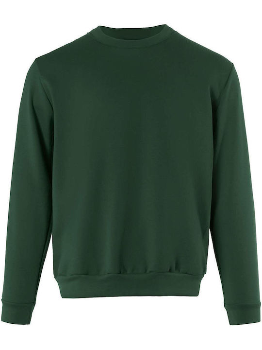 Hiver Bottle Long Sleeve Work Sweatshirt Green