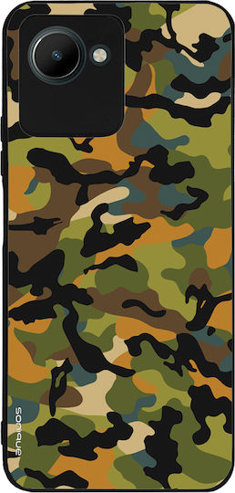 Sonique Camouflage Army Serie Hülle Realme C30 Grün 01