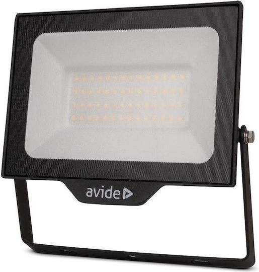 Avide Αδιάβροχος LED Προβολέας 50W Неутрално бяло 4000К IP44