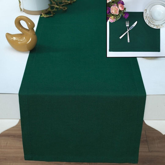 Tropik Home Ράνερ Σετ 7τμχ Green 40x170εκ.