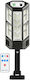 ACP Street Solar Light 4500lm Cold White 6500K with Motion Sensor, Photocell and Remote Control IP65 33cmx17cmx4cmcm