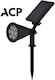 ACP Spiked Solar Light 1.5W 60lm Warm White 3000K with Photocell IP65