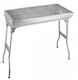KMT Style Inox Portabilă Grătar cu Cărbuni 70cmx30cm