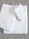 Rythmos Bath Towels Set 3 pcs Aragon White Weight 500gsm