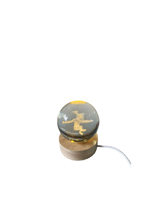 Espiel Dekorative Lampe Crystal Ball Transparent