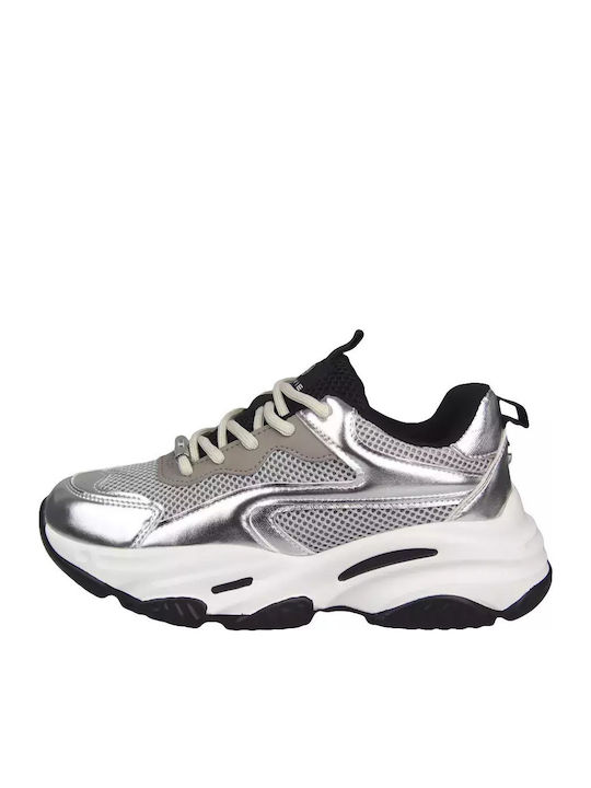Envie Shoes Damen Sneakers Silber