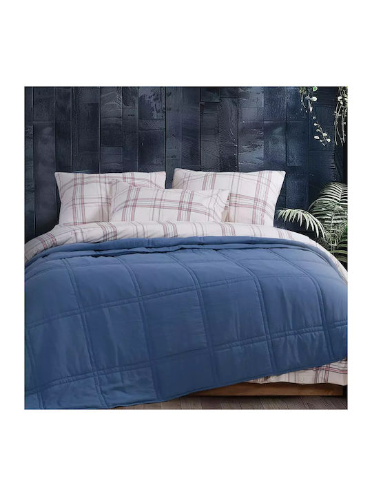 Nef-Nef Homeware Κουβερλί Υπέρδιπλο Navy 230x240cm