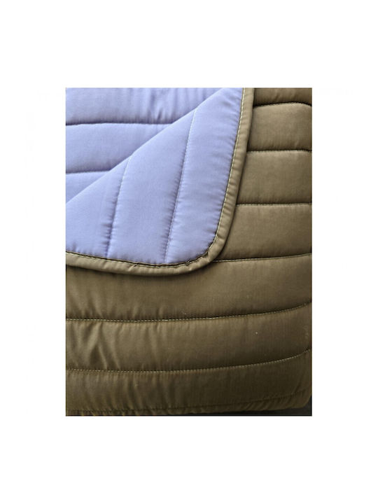 Mardim Coverlet Queen Size Brown-lilac 220x240cm